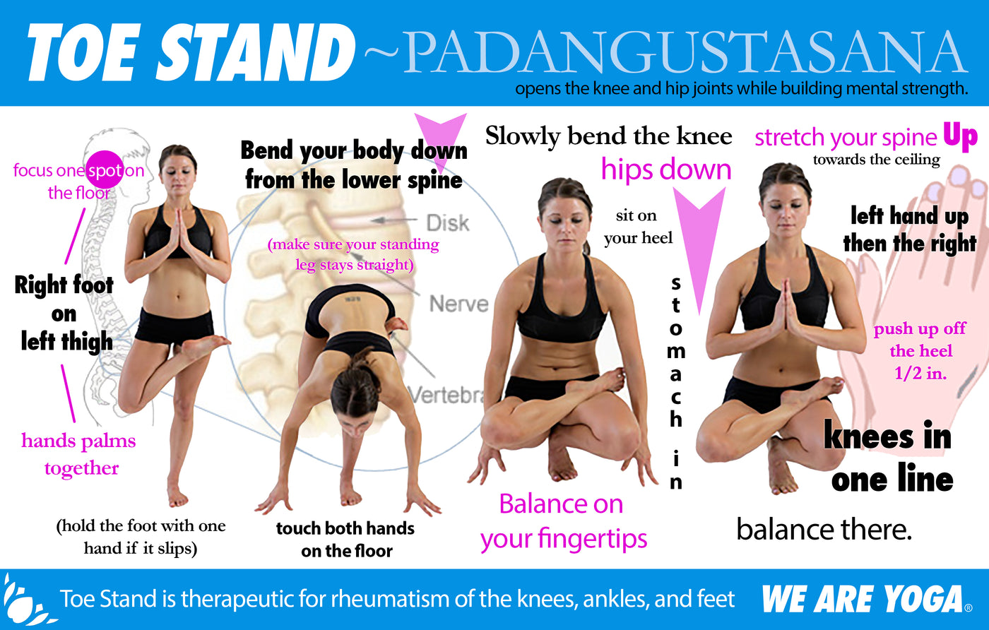 Toe Stand Pose - WE ARE YOGA