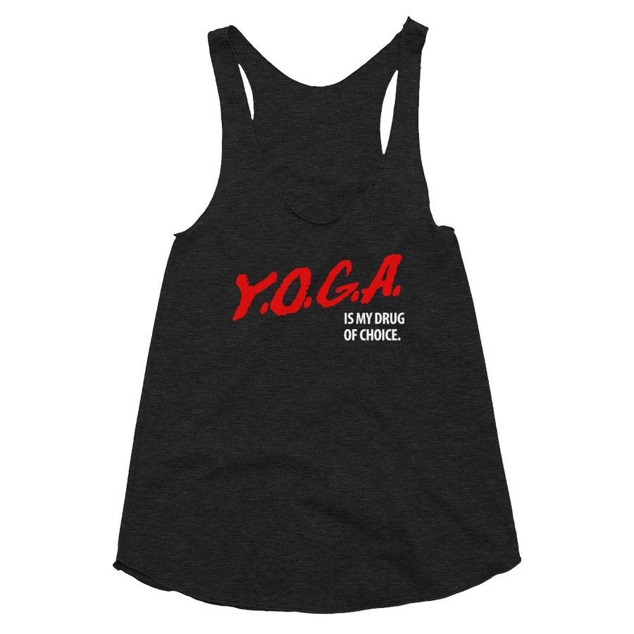 YOGA addict, Women's Round Neck T-shirt - Make My Apparel