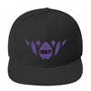 Black & Purple-Snapback Hat