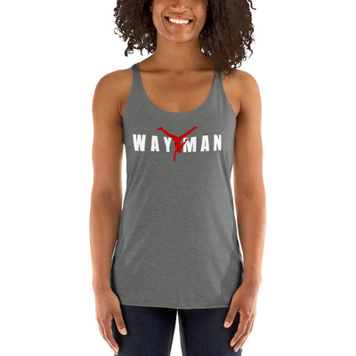 WAY MAN-Women's Racerback Tank