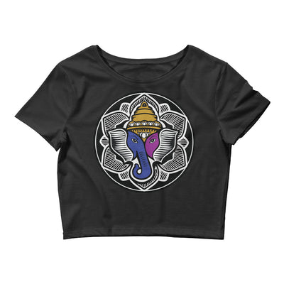 Elephant Lotus Crop Top