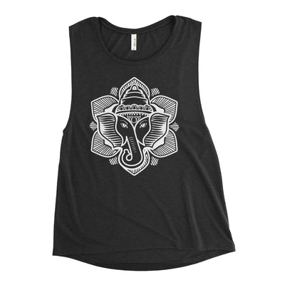Elephant Lotus Ladies’ Muscle Tank
