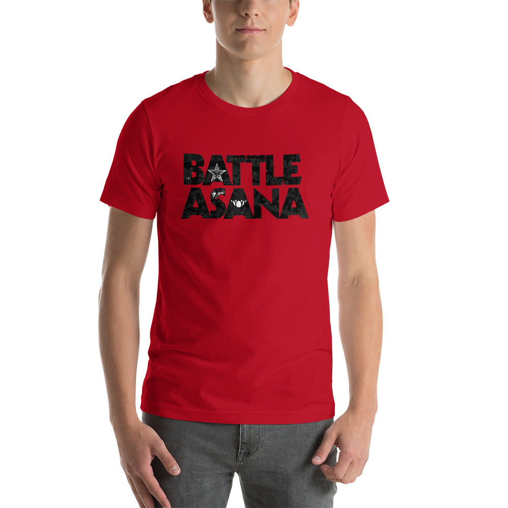 Battle Asana-Short-Sleeve Unisex T-Shirt - WE ARE YOGA