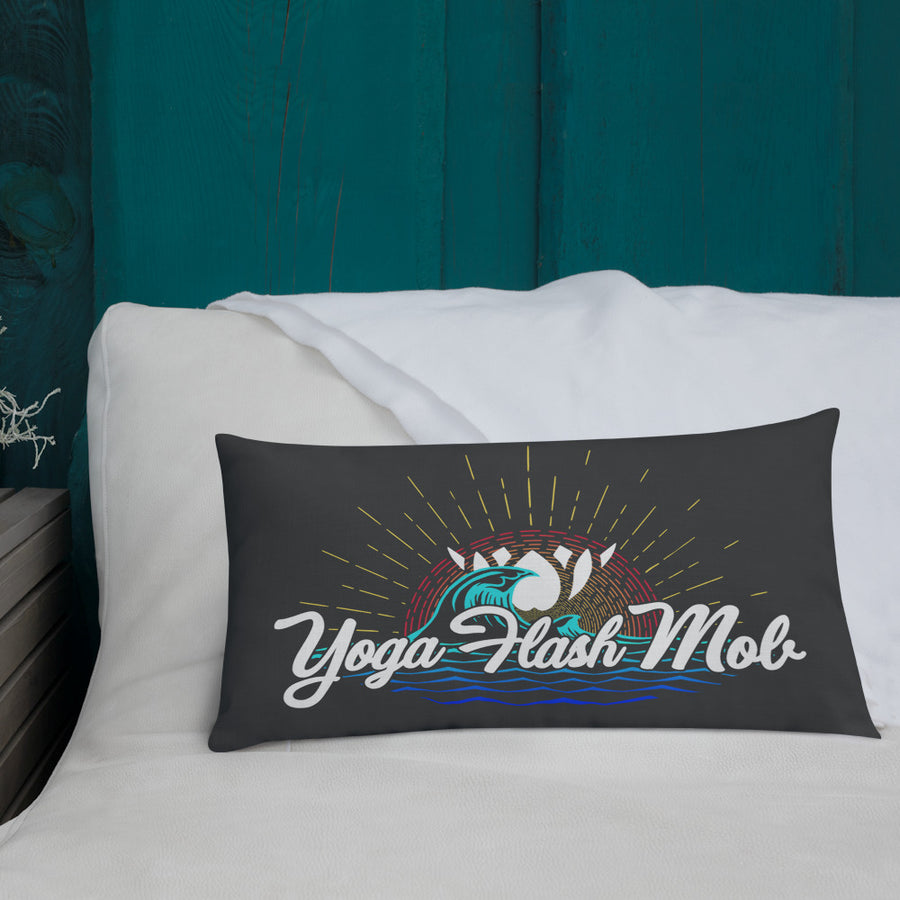 Yoga Flash Mob Comfy Pillow