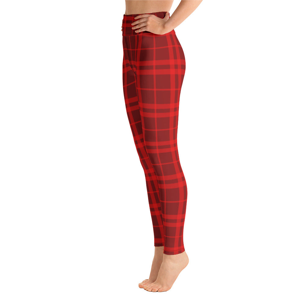 Gingham Red Plaid Leggings – Niobe Clothing