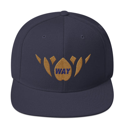 Navy & Gold-Snapback Hat