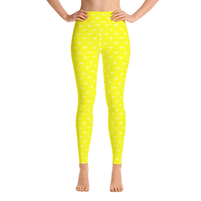 Yellow & White Team Leggings